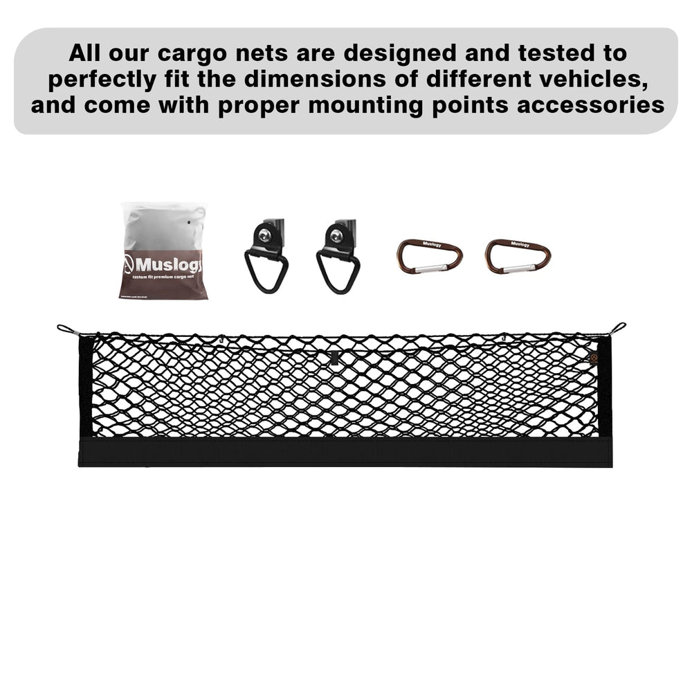 Muslogy included hooks and hardware laid out for quick no-drill installation