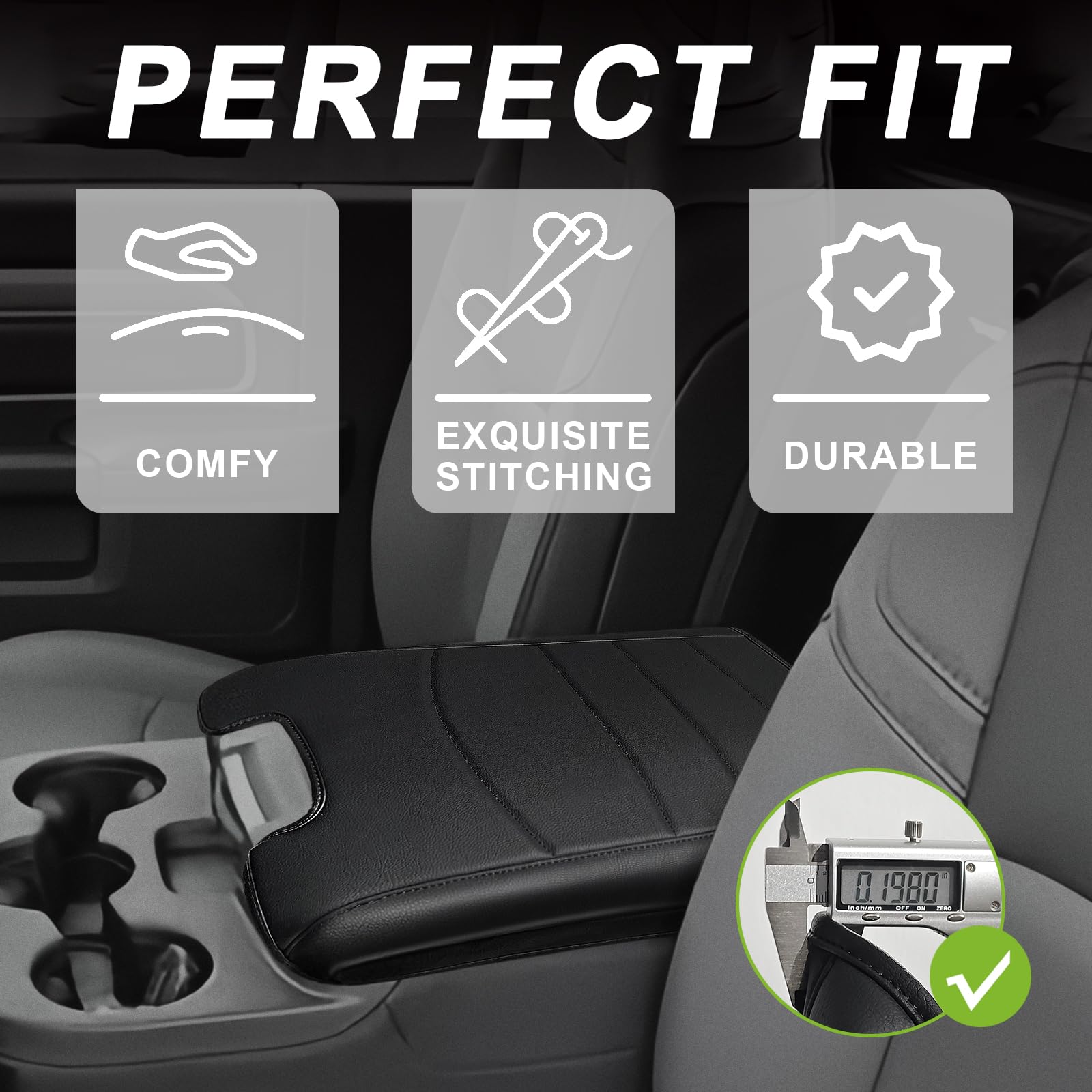 Muslogy protecting center console from pet paws and surface damage