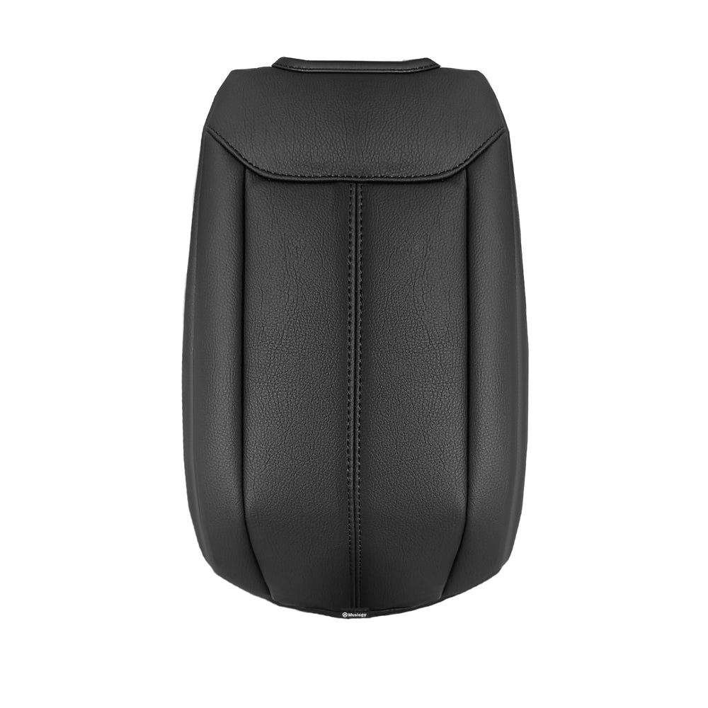 Muslogy hand next to cover showing scale and ergonomic cushioning benefit