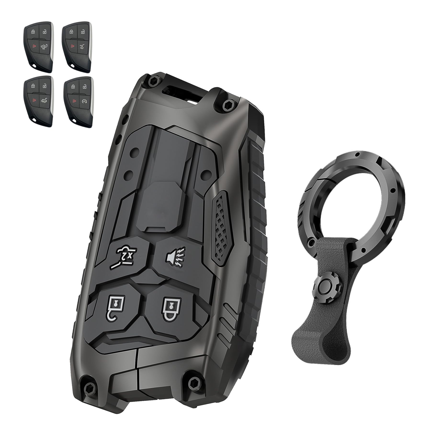 Muxkenper front zinc alloy cover showing premium protection and durable finish