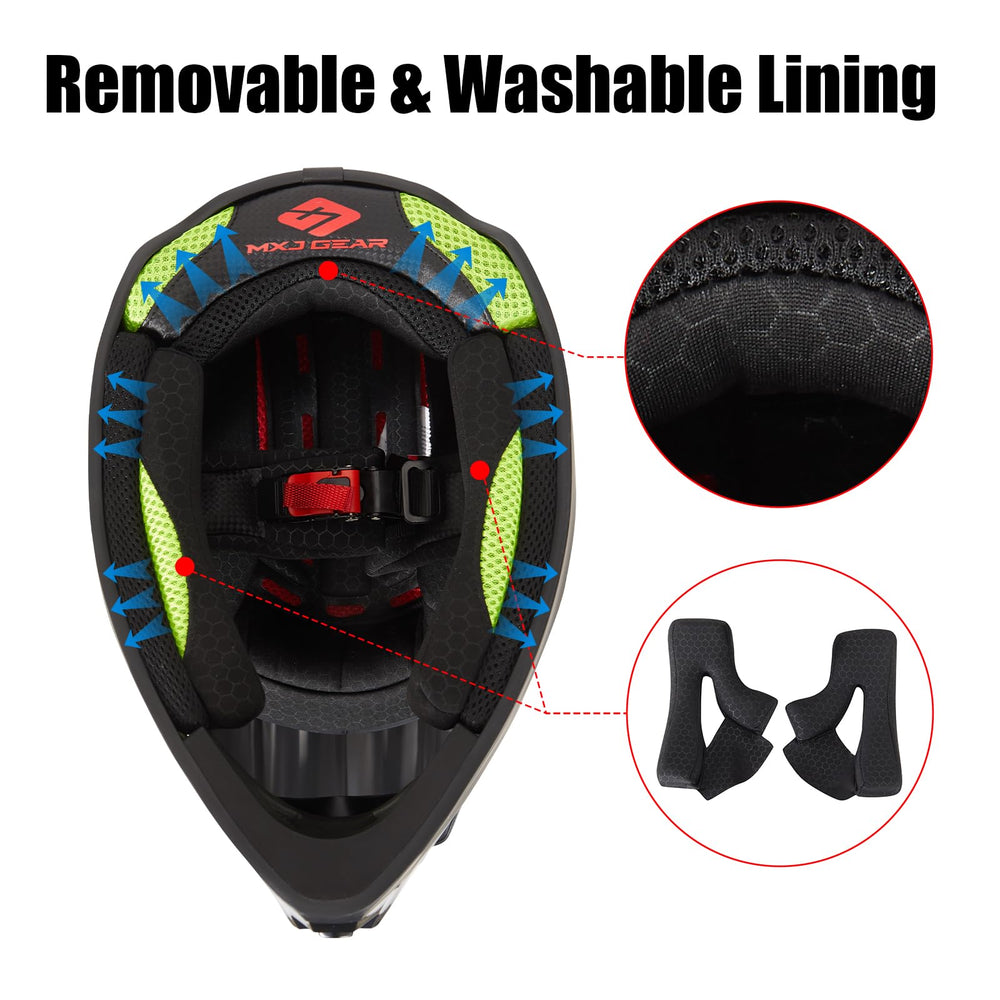 MXJ Gear chinstrap quick-release detail for fast secure fastening