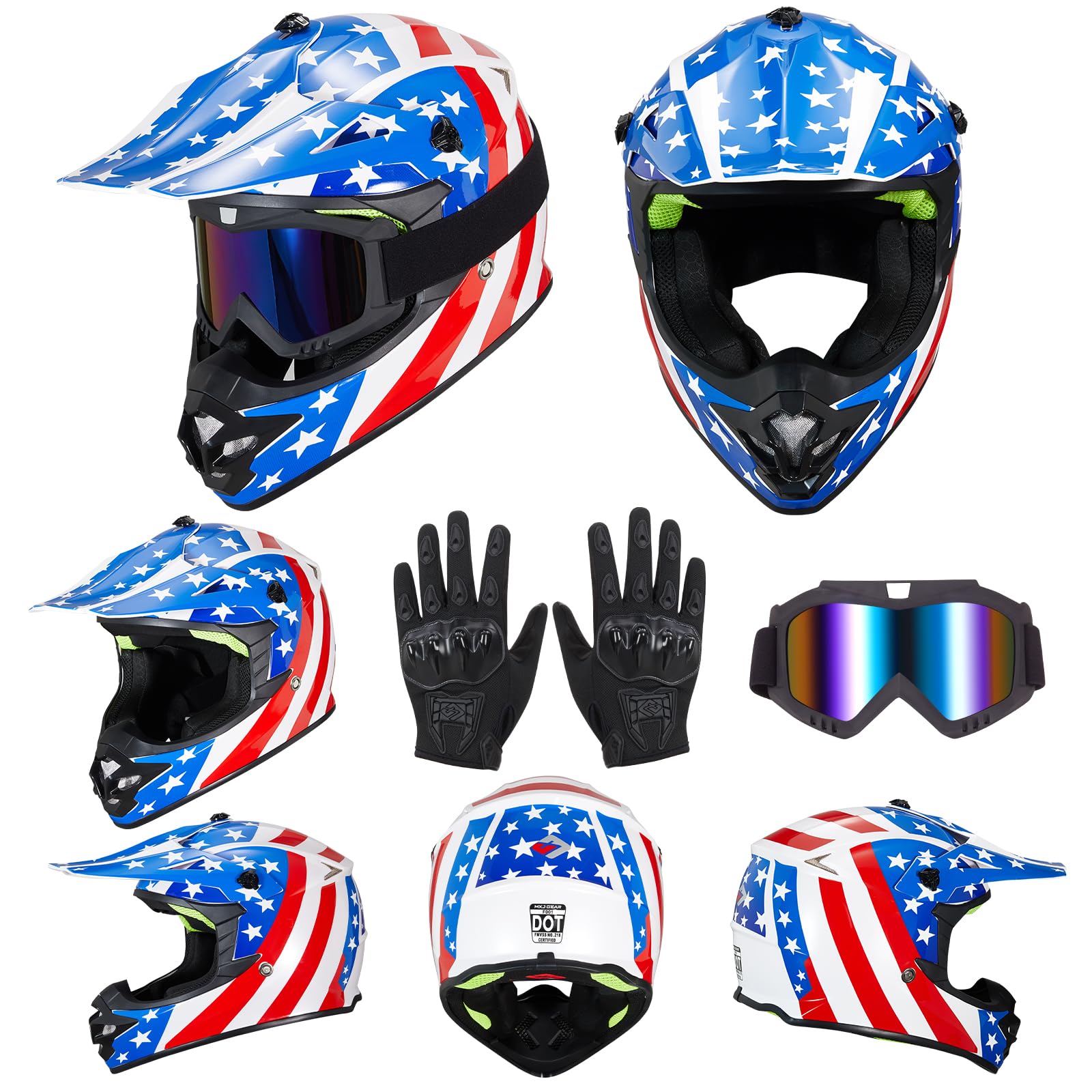 MXJ Gear side profile showing full-face coverage and secure fit benefit