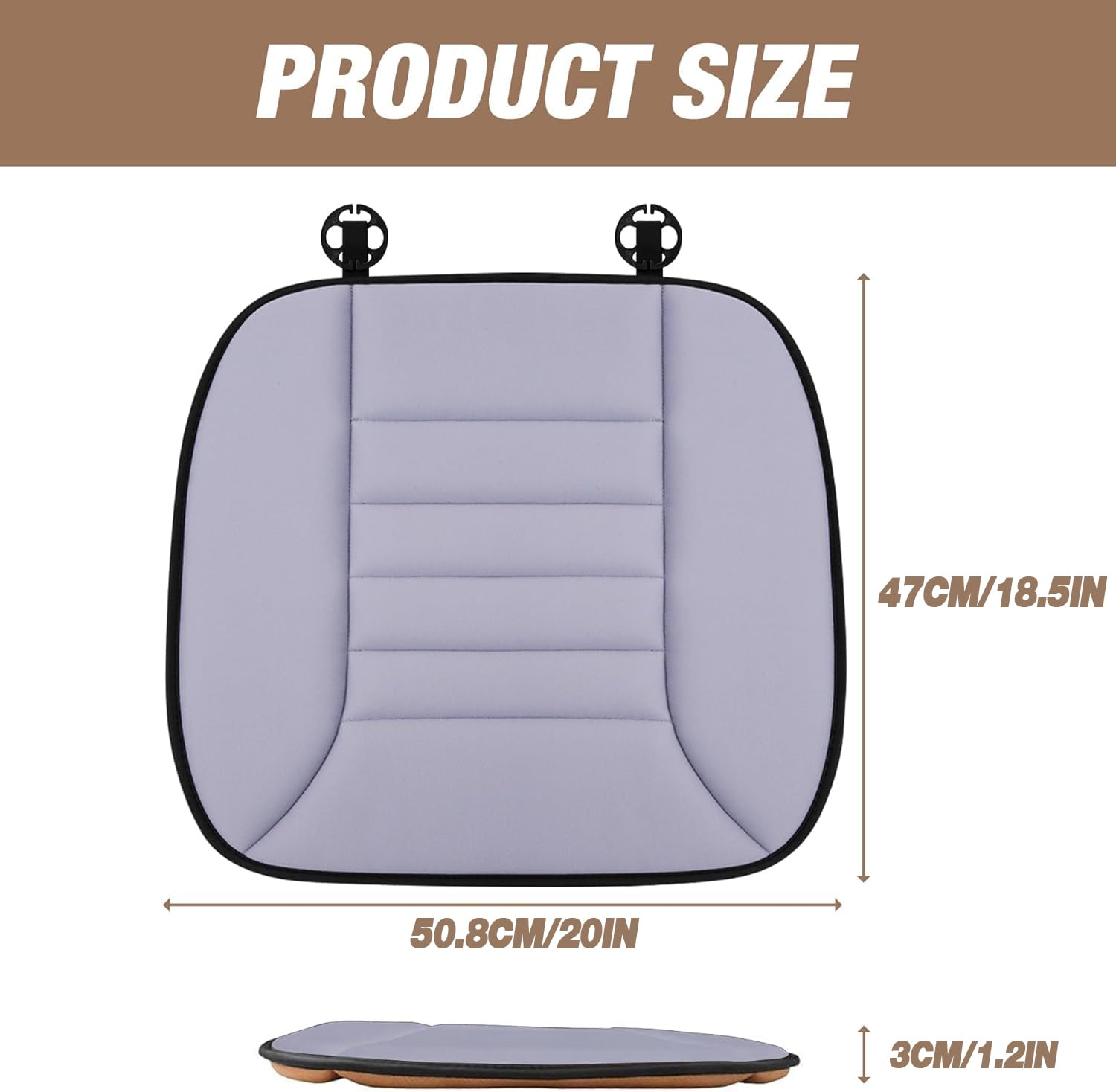 MYFAMIREA on office chair offering portable support and protection