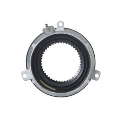 MYFANDOOR actuator shown installed on wheel hub illustrating restored 4WD engagement