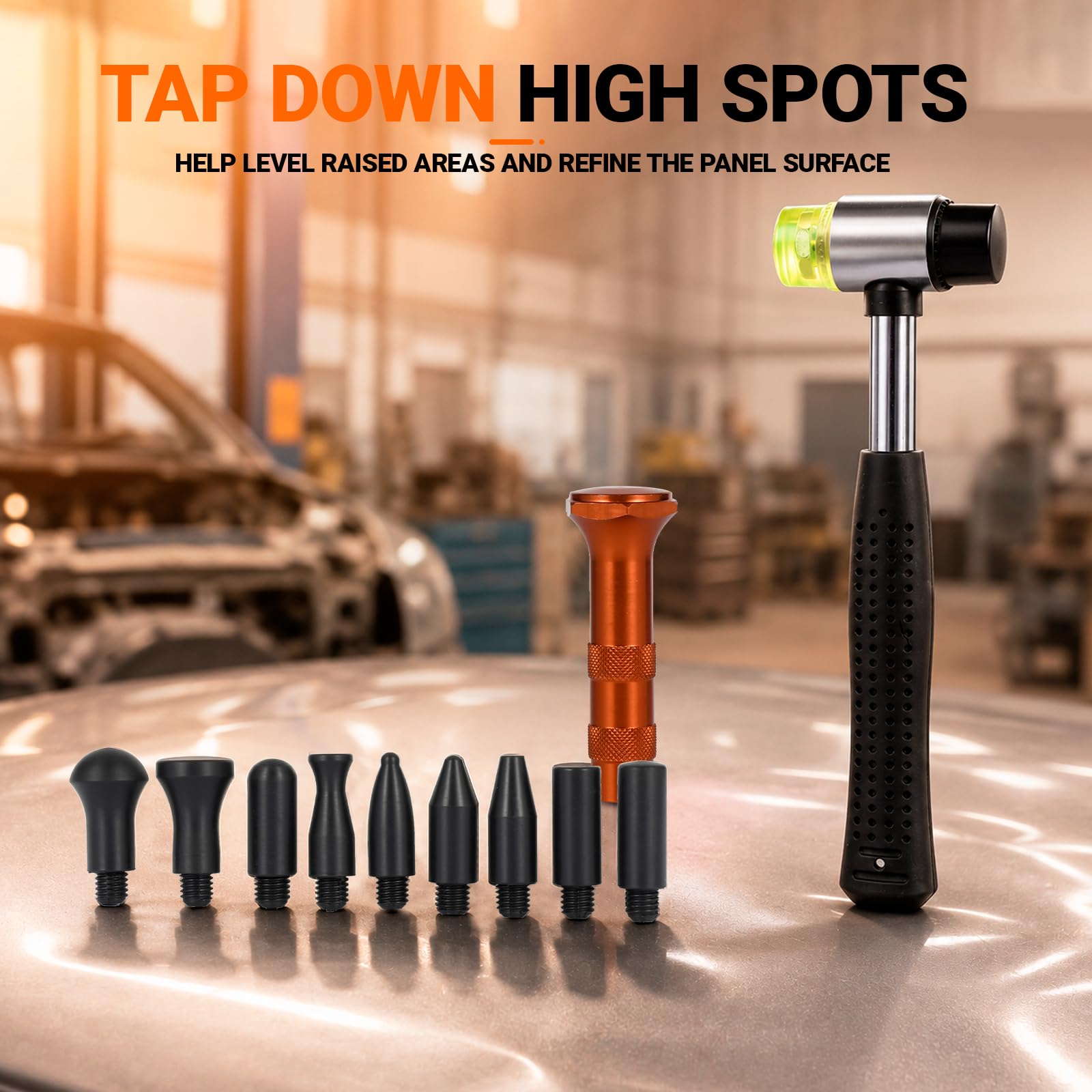 MyRainier suction cup pulling a smooth dent for fast correction