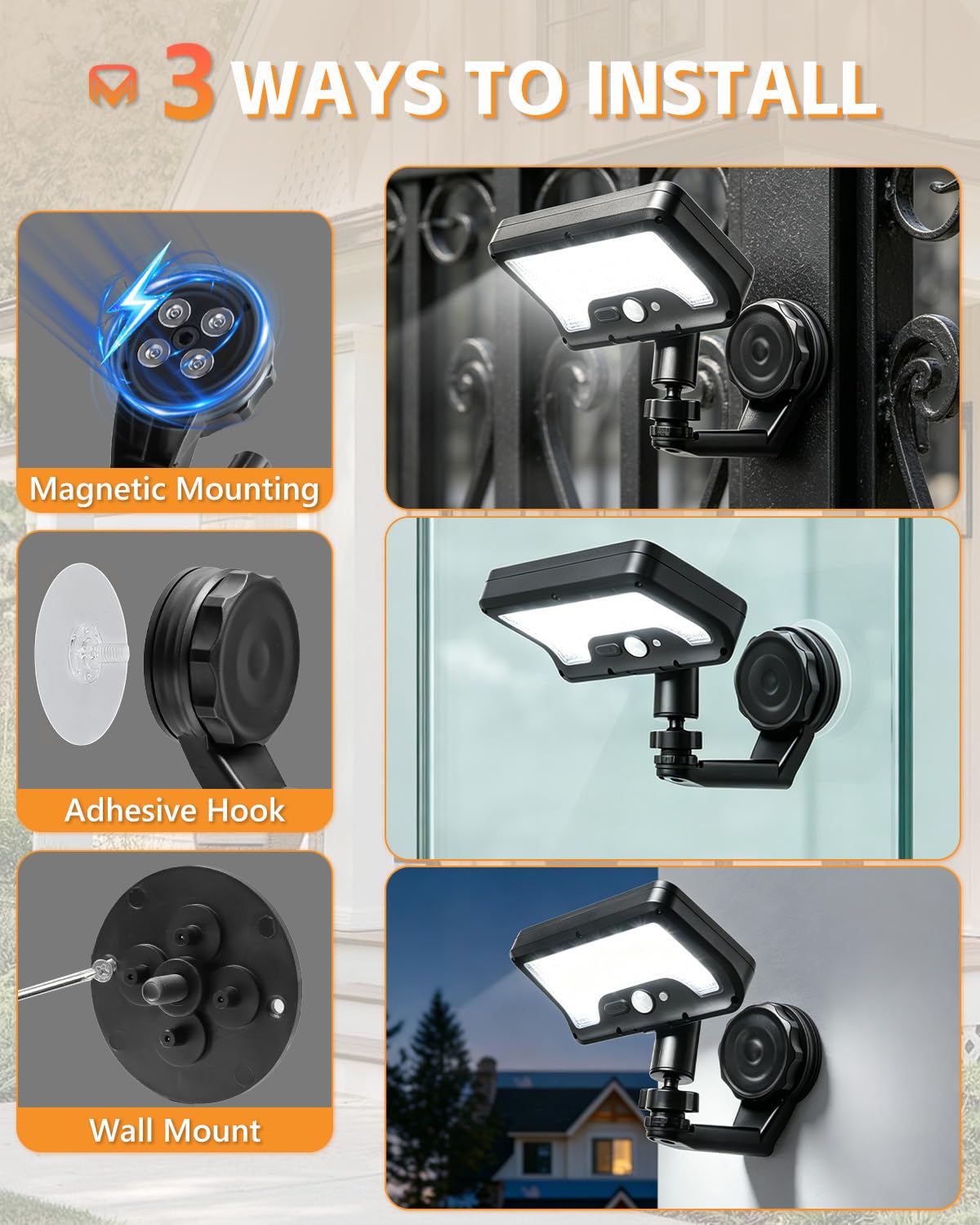 MYRVIPX motion sensor close-up showing PIR lens for reliable movement detection