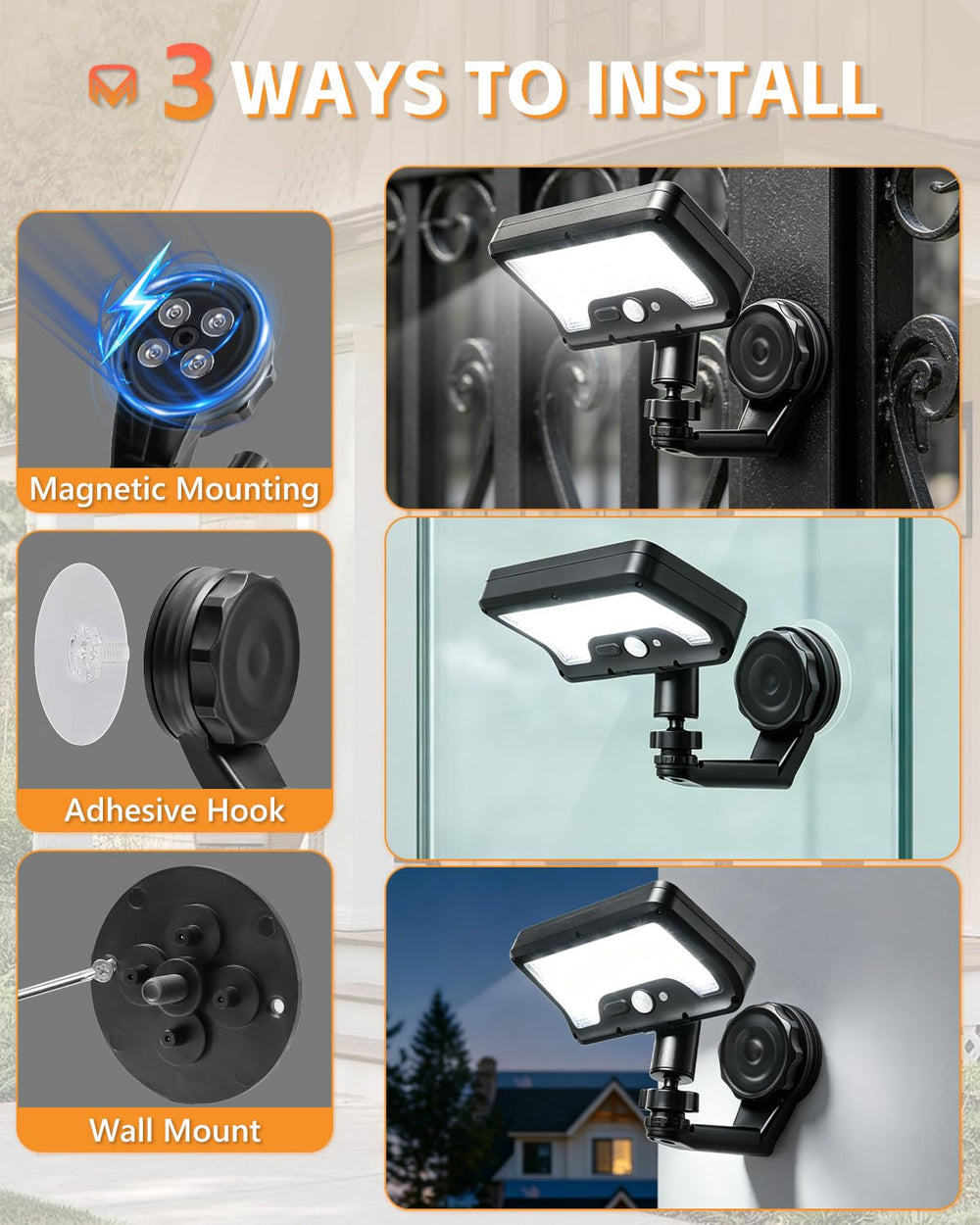 MYRVIPX motion sensor close-up showing PIR lens for reliable movement detection
