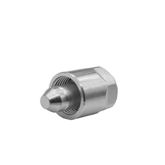 Mysttoo cap installed on diesel fuel rail demonstrating safe fuel isolation during tests