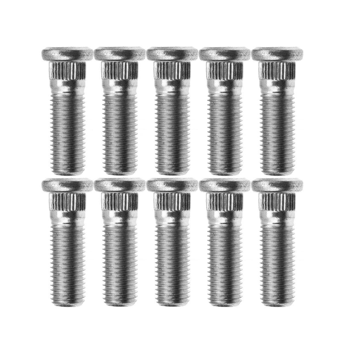 Mysttoo front view of 10PCS studs showing neat pack and model labeling for easy identification