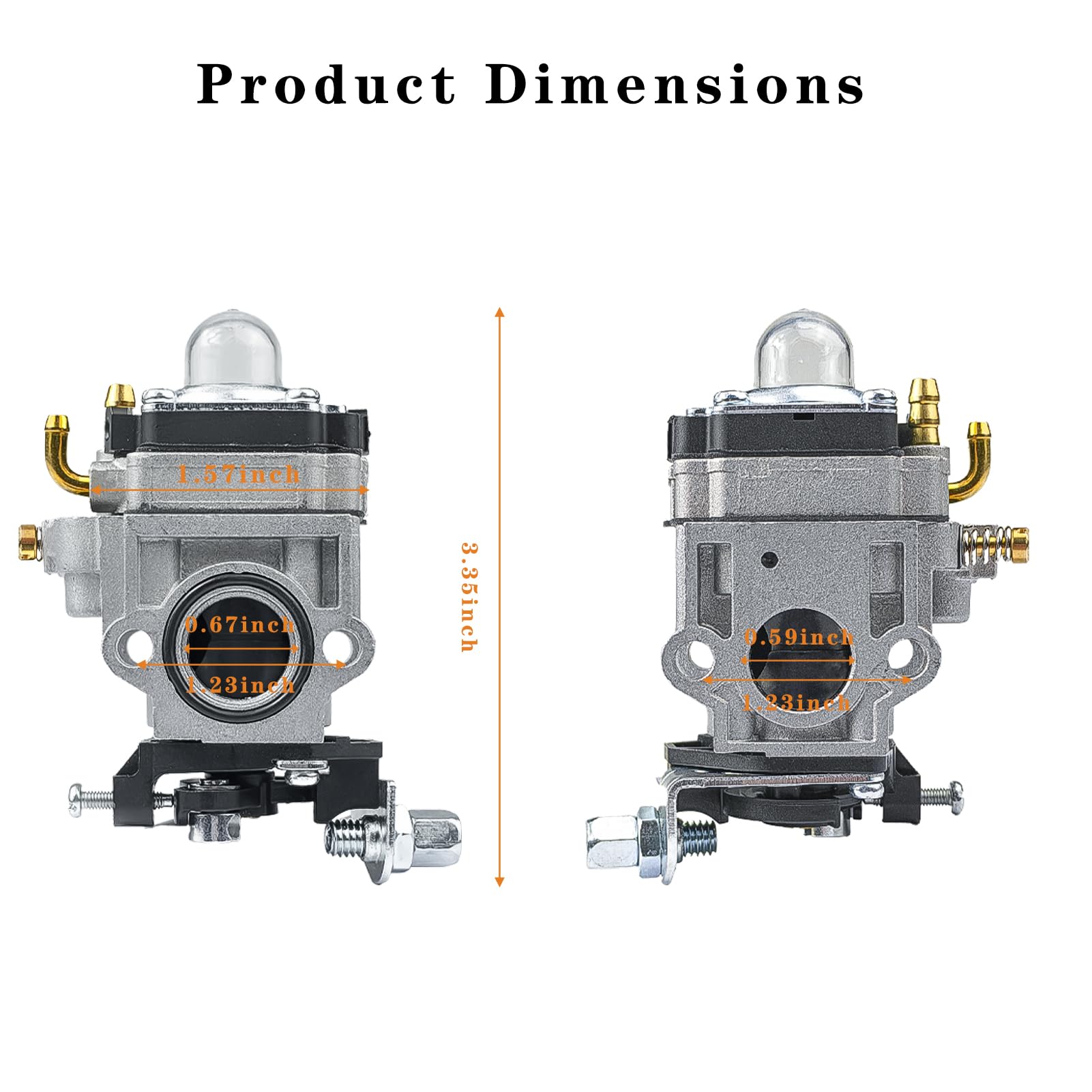 Myzpahn spark plug and fuel filter close shot ensuring cleaner starts and longevity