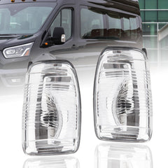 MZORANGE front view of mirror indicator pair showing clean OEM-style fit and improved visibility