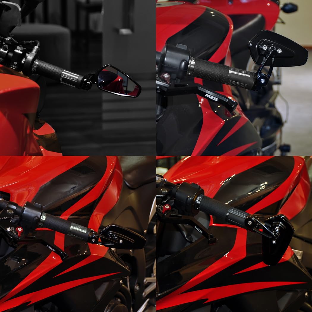 MZS lifestyle photo on a street bike showing style and practical visibility
