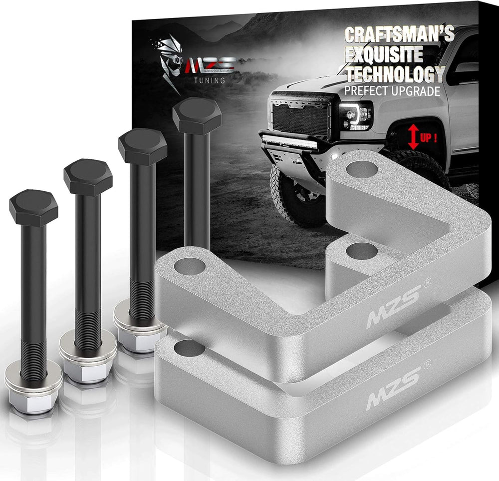 MZS front packaging showing kit contents and benefit of easy bolt-on installation