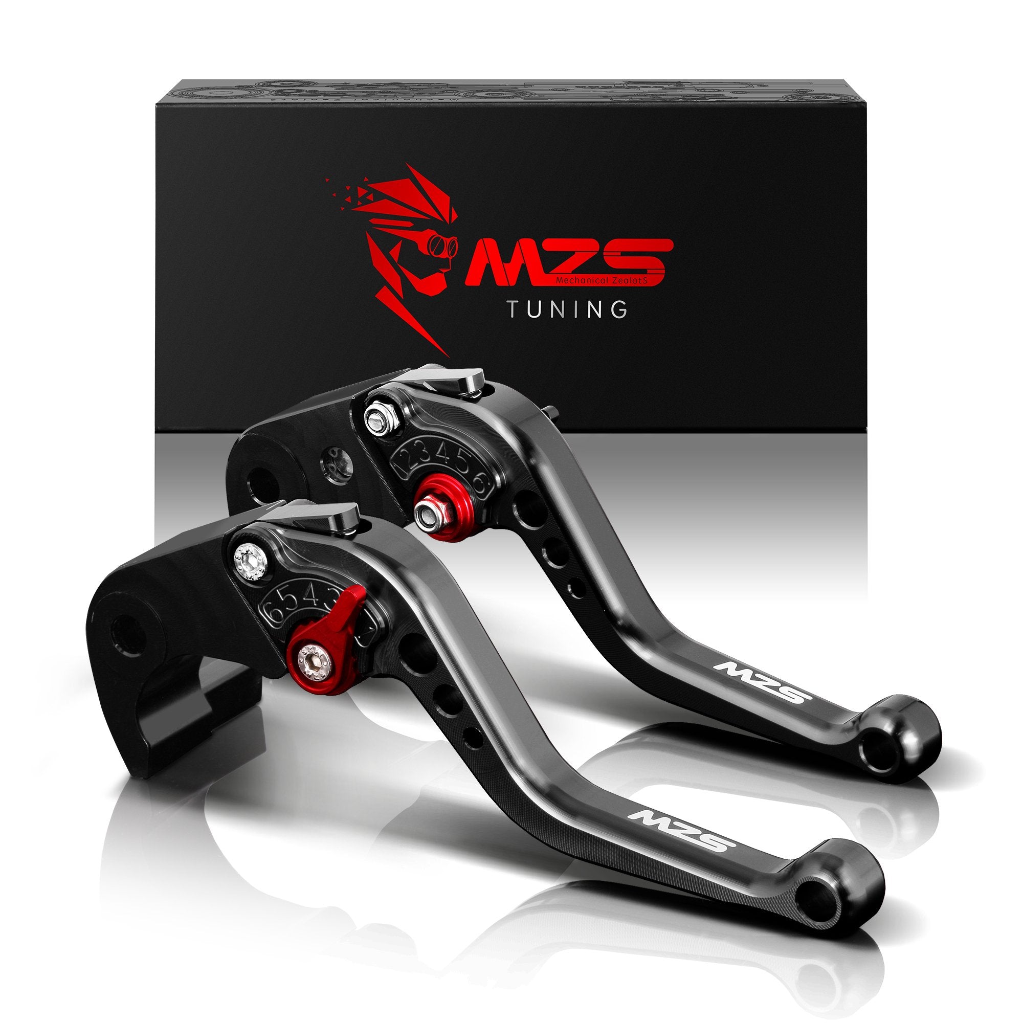 MZS front view of lever pair showing design and easy upgrade benefit