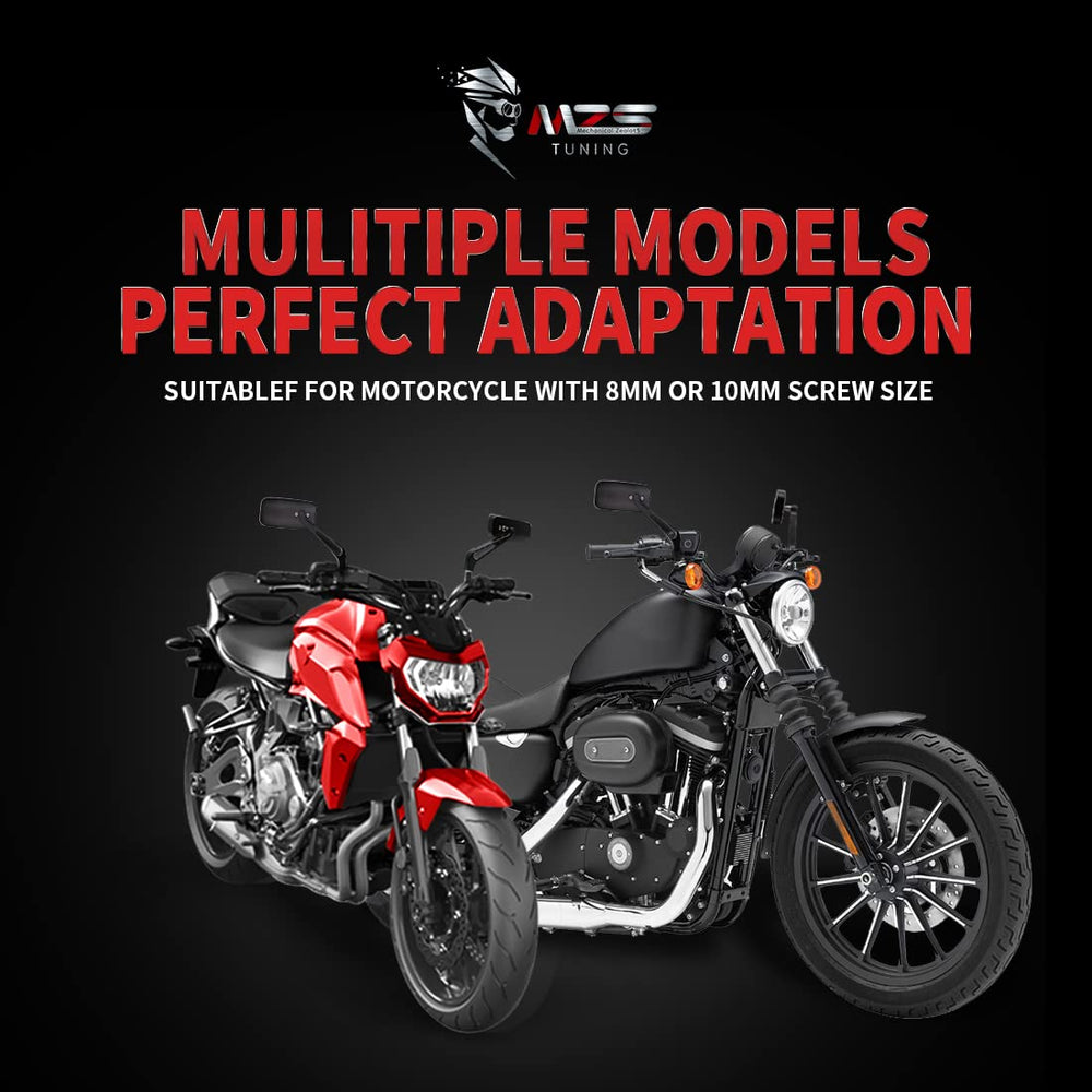 MZS lifestyle roadshot on motorcycle demonstrating durable look and on-road function