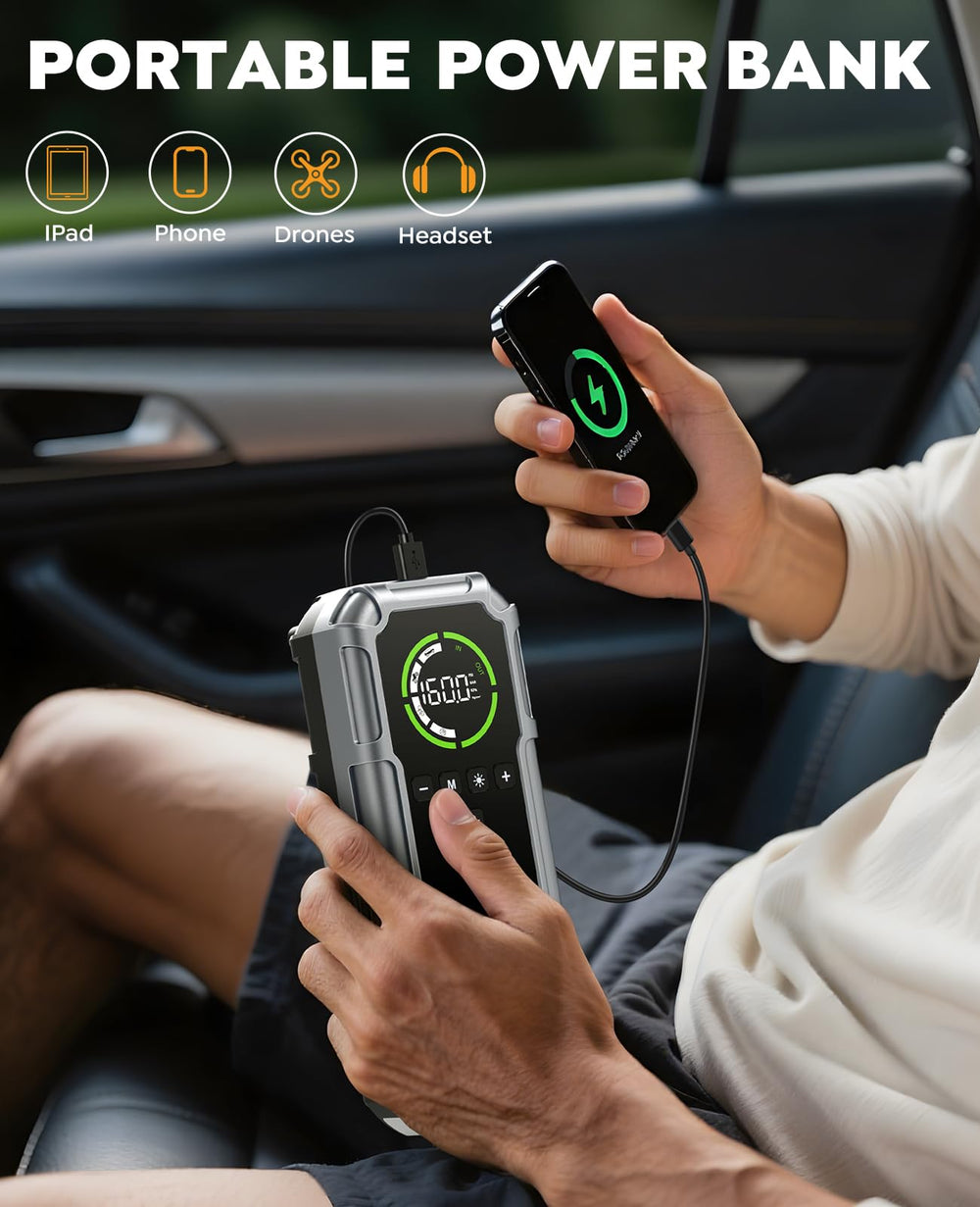 NACKEO carry case with accessories organized for durable transport