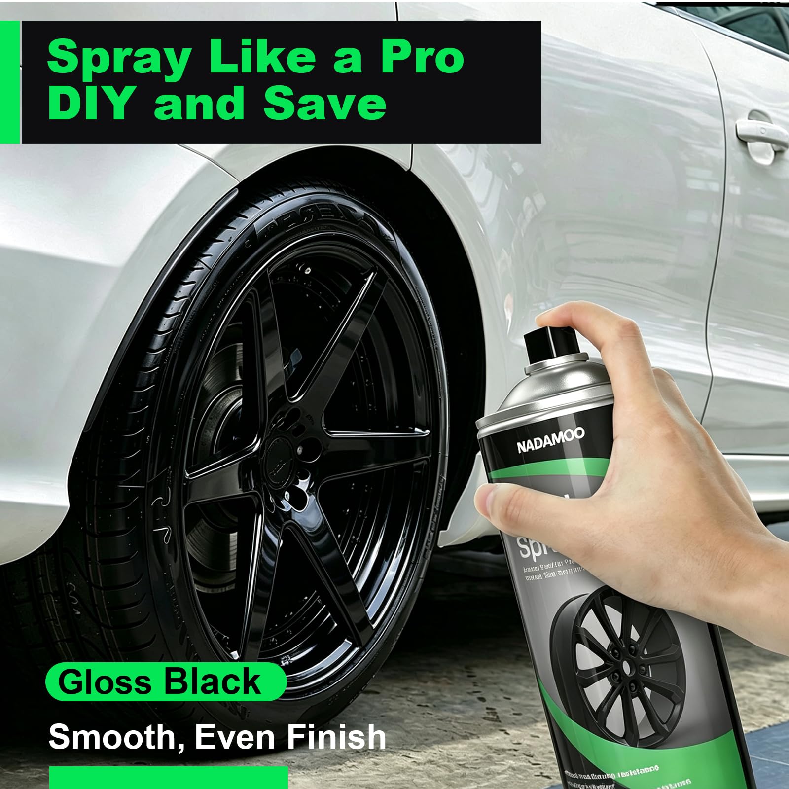 NADAMOO close up of spray nozzle for clog-free application benefit