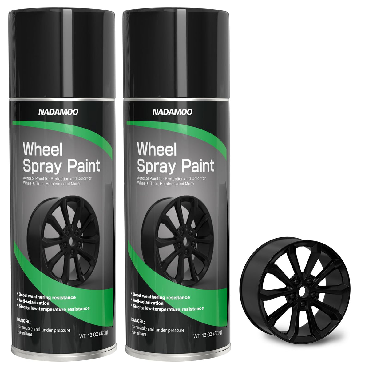 NADAMOO front can of wheel paint showing label and ready-to-use convenience