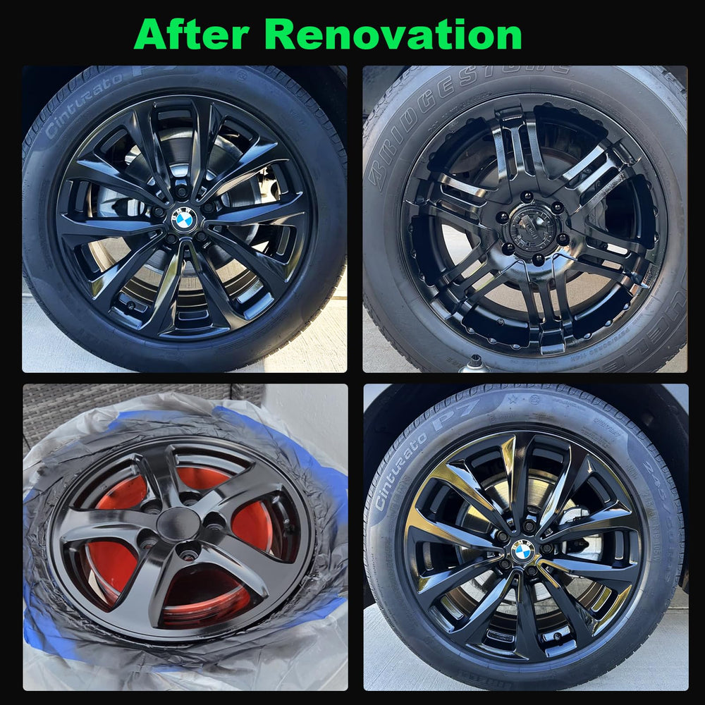 NADAMOO freshly painted wheel showing glossy finish and renewed look