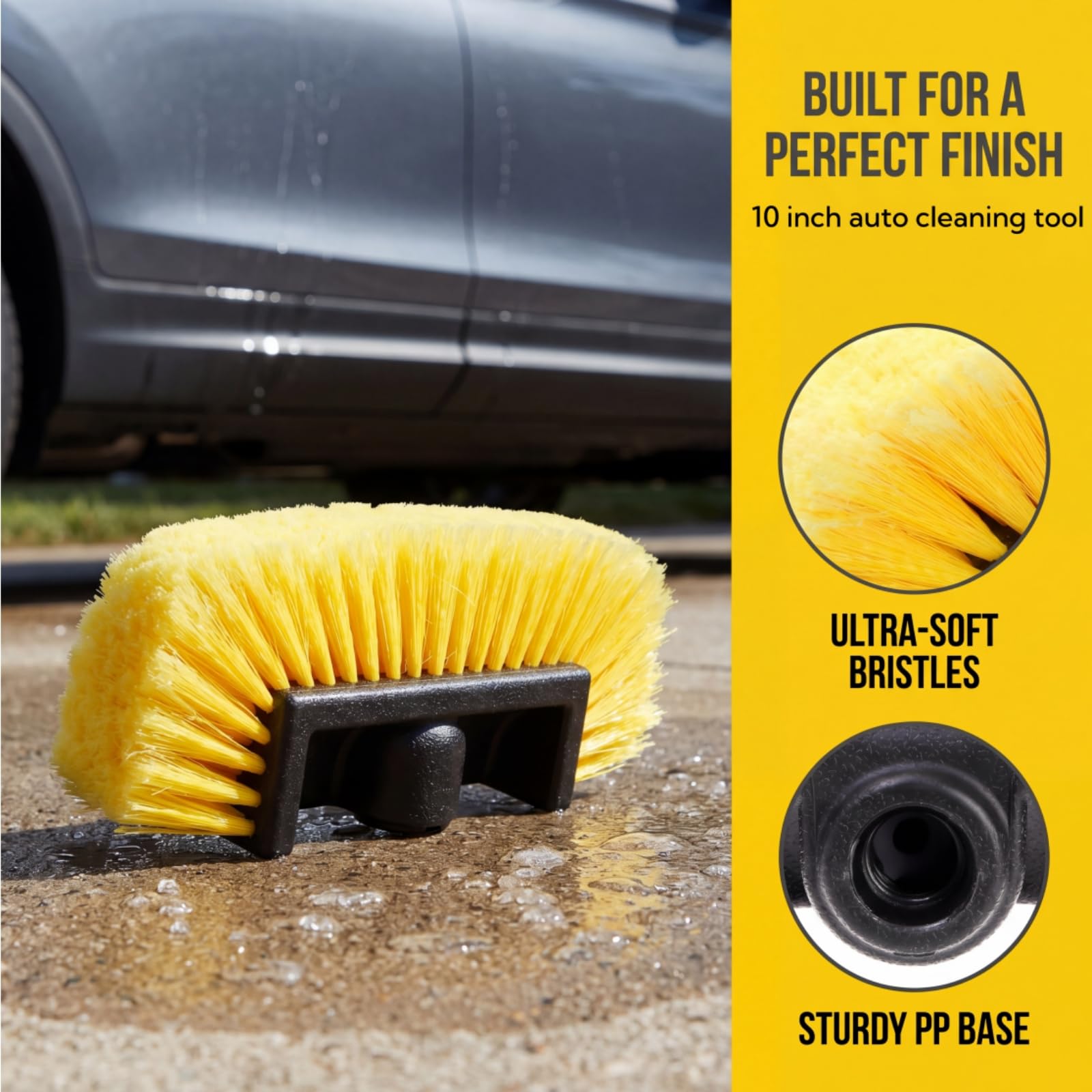 Nagpew brush head connected to handle showing secure fit and easy attachment benefit