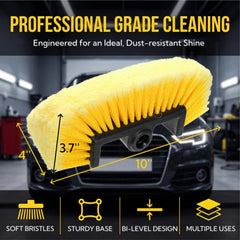 Nagpew close-up of ultra-soft bristles highlighting gentle cleaning for paint protection