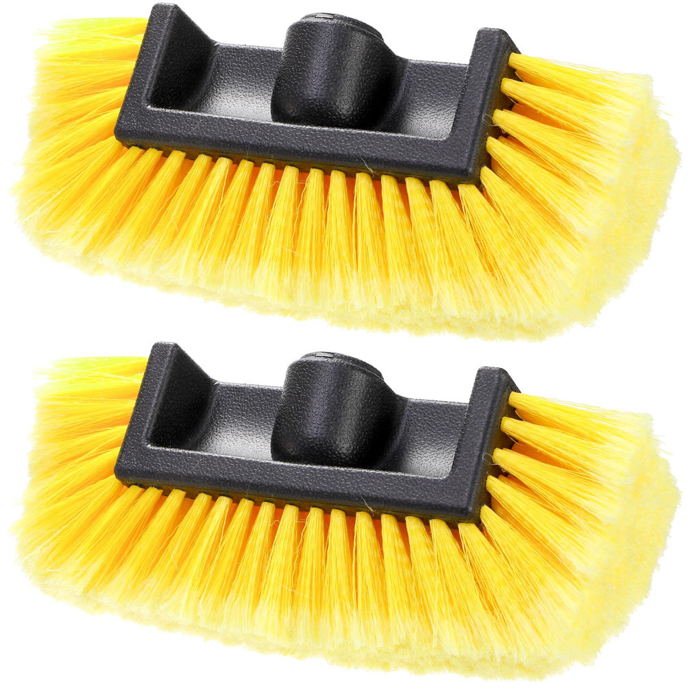 Nagpew front pack of two 10-inch brush heads showing product and contents, reliable replacement