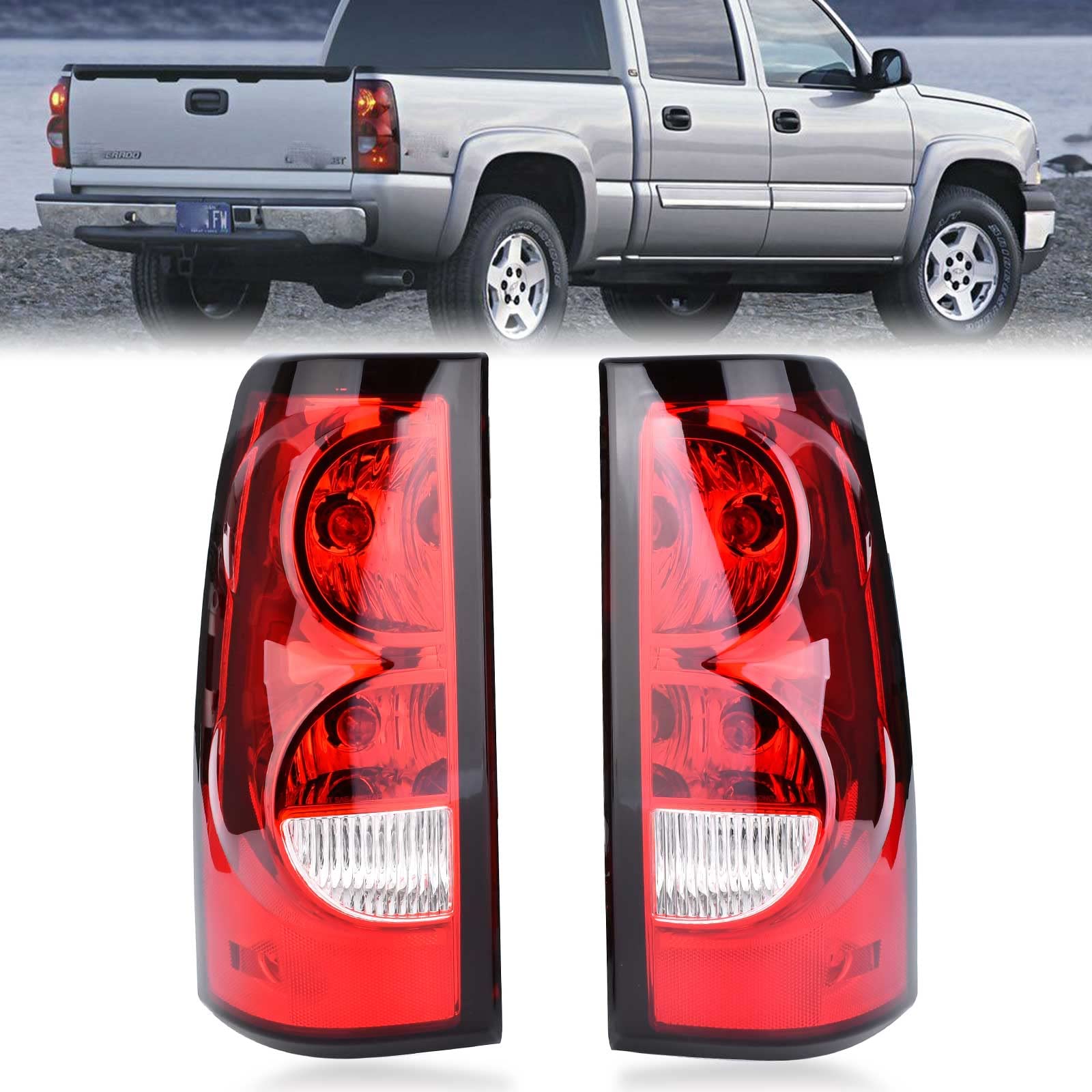 Nakuuly front view of tail lights showing exact OEM-style fit benefits