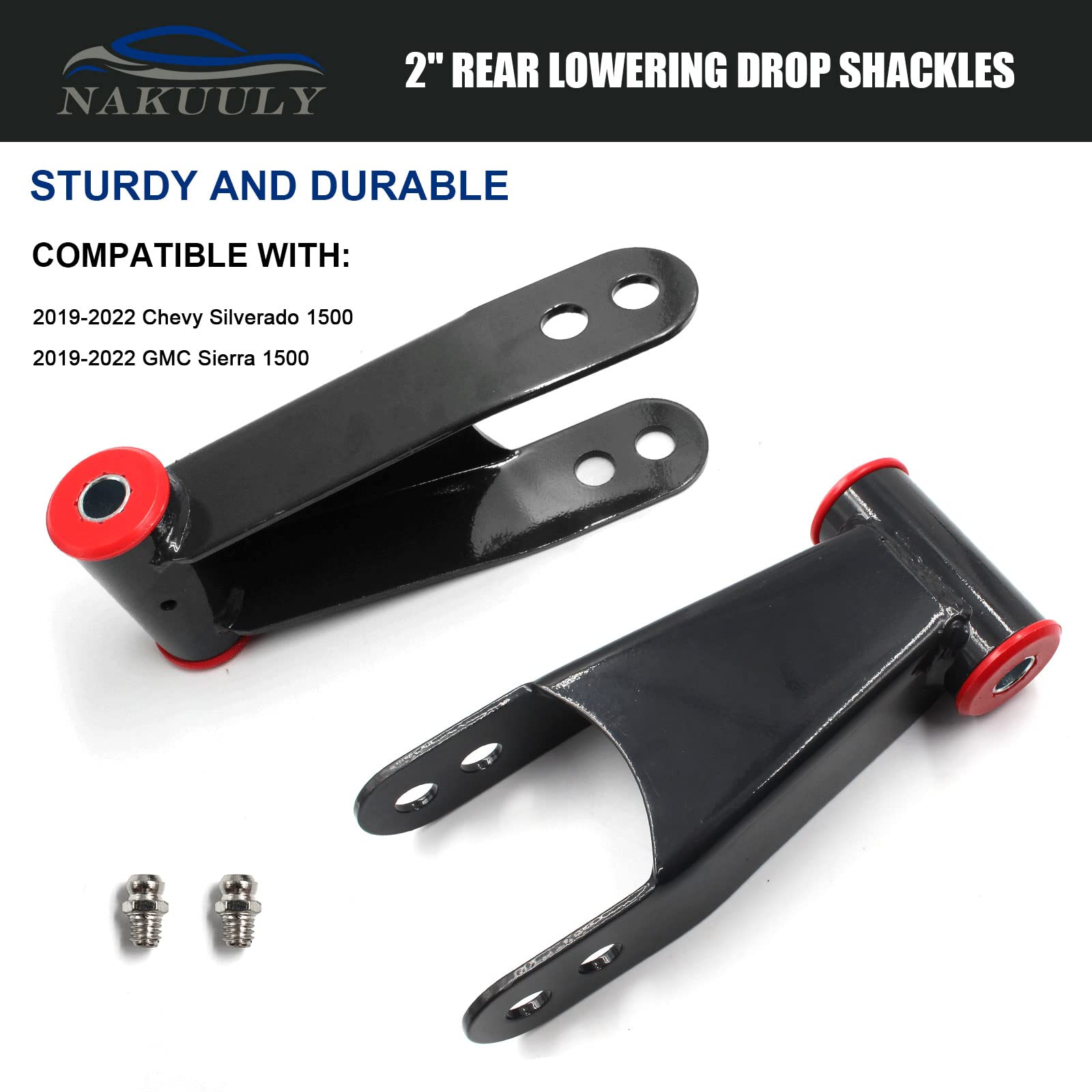 Nakuuly shackle weld detail closeup highlighting heavy-duty construction