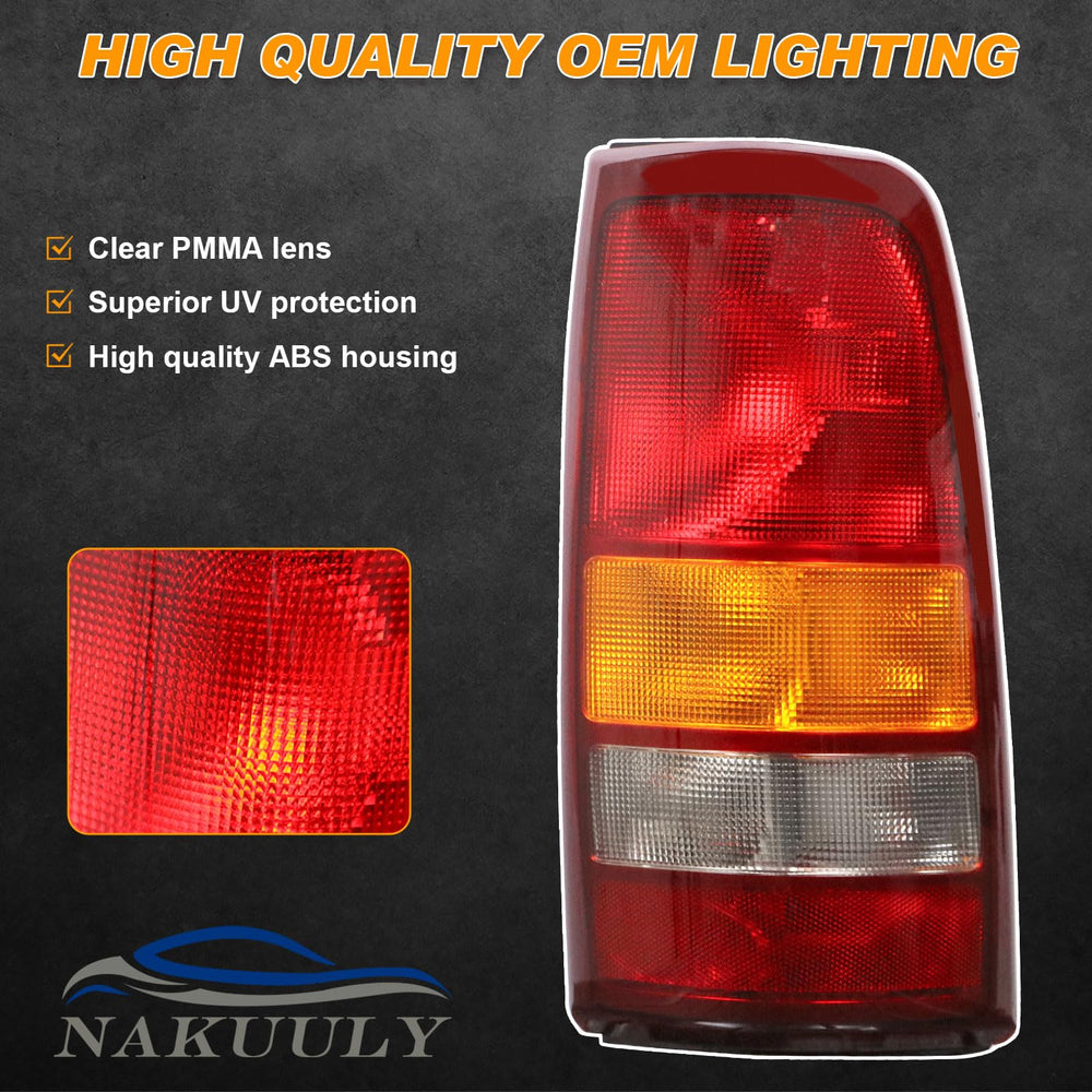 Nakuuly tail light beside ruler for scale to confirm correct size