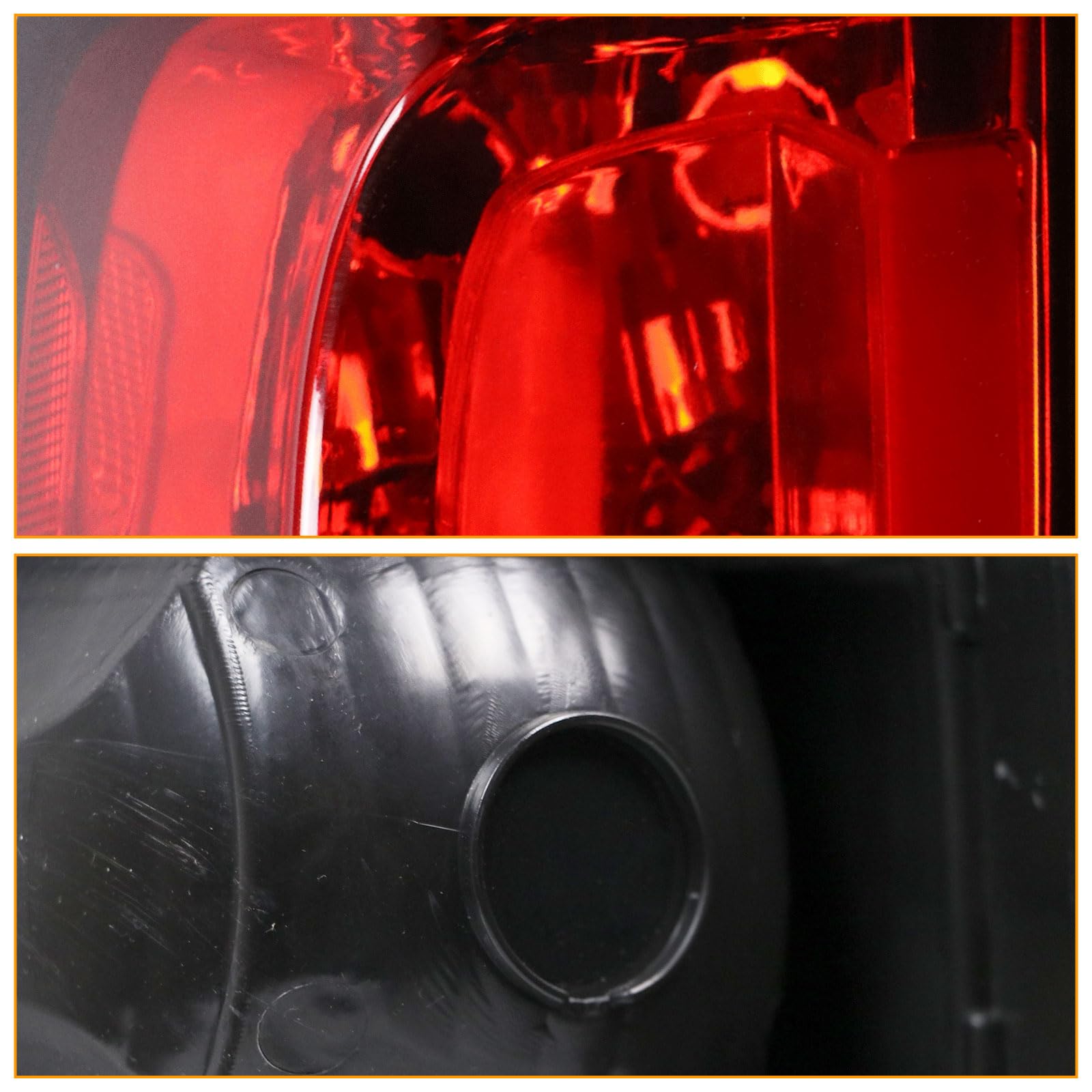 Nakuuly tail light with water splash demonstrating IP67 protection