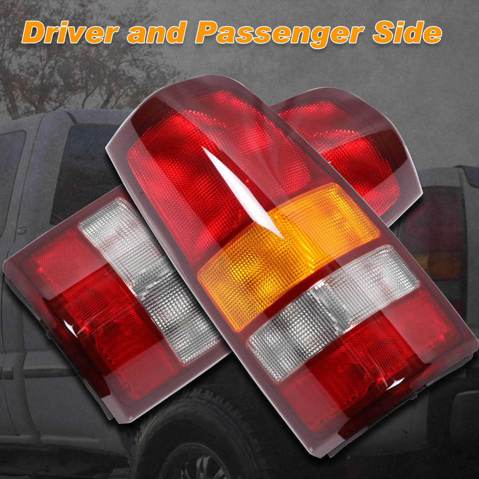 Nakuuly tail lights in packaging showing pair included and ready to install