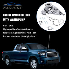 Nakuuly tensioner and idler pulleys detail ensuring correct belt alignment and tension