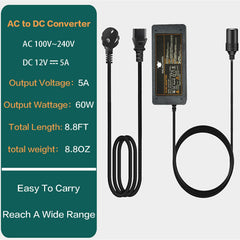 NALAKUVARA wall plug and full cord length, demonstrates flexible placement advantage