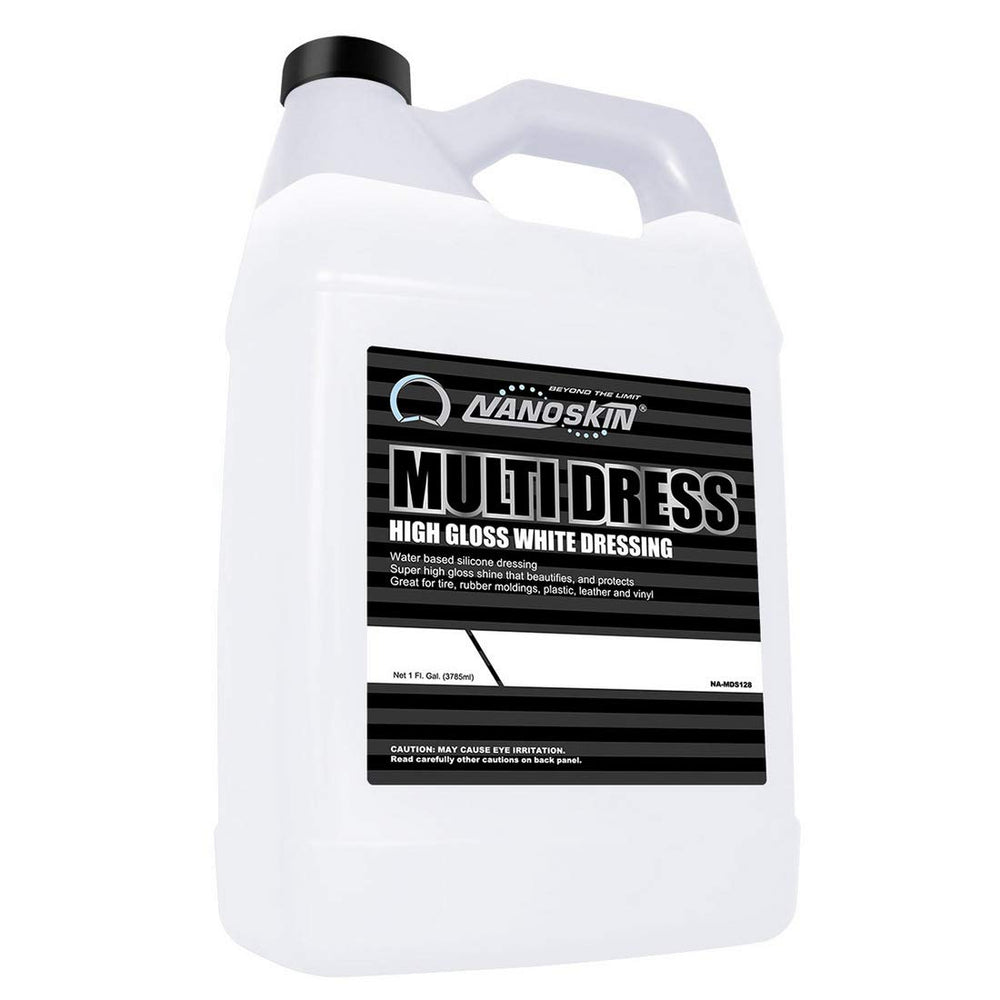 Nanoskin MULTI DRESS gallon front label showing product identity and benefit