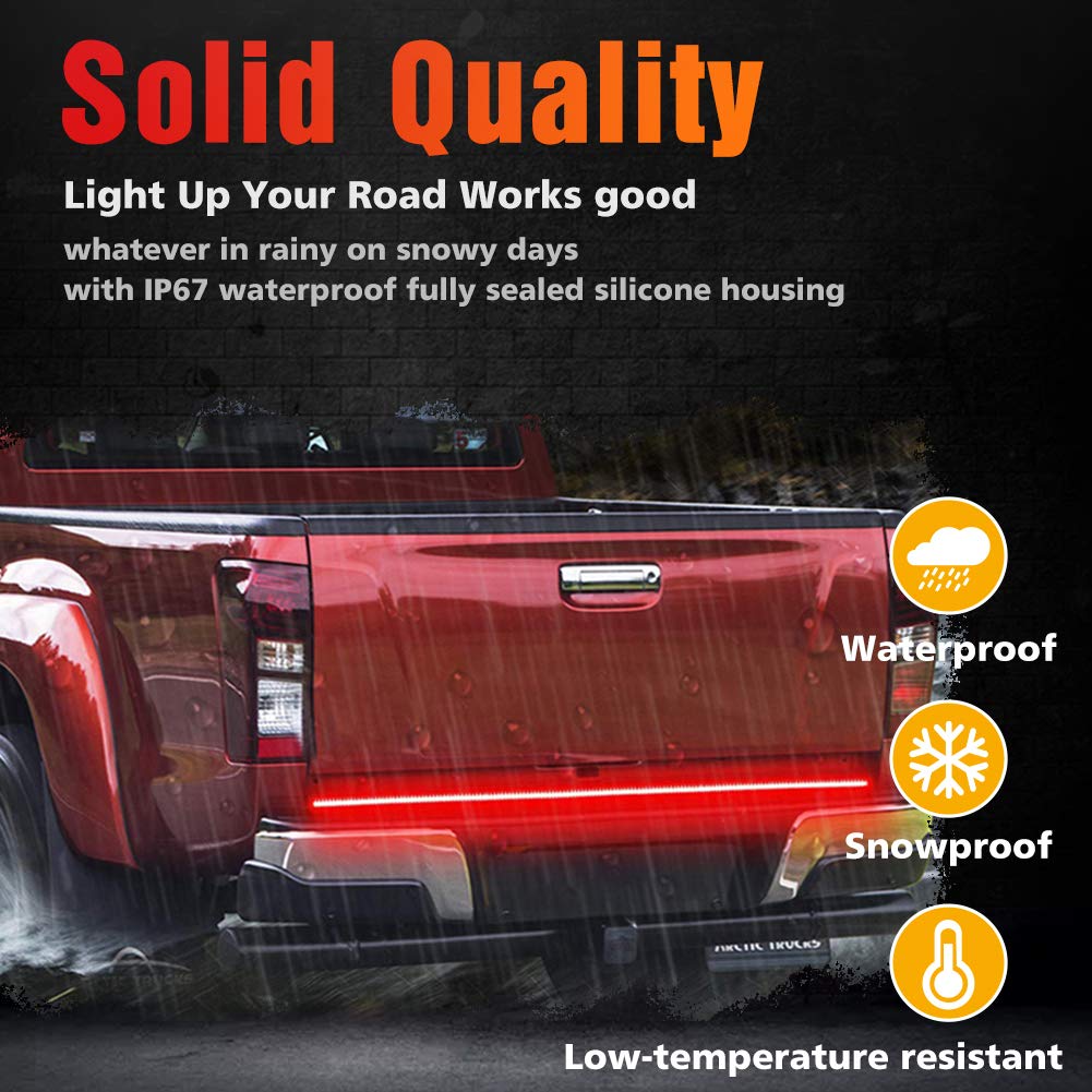 Nanpoku illuminated showing brake, turn and reverse function clarity