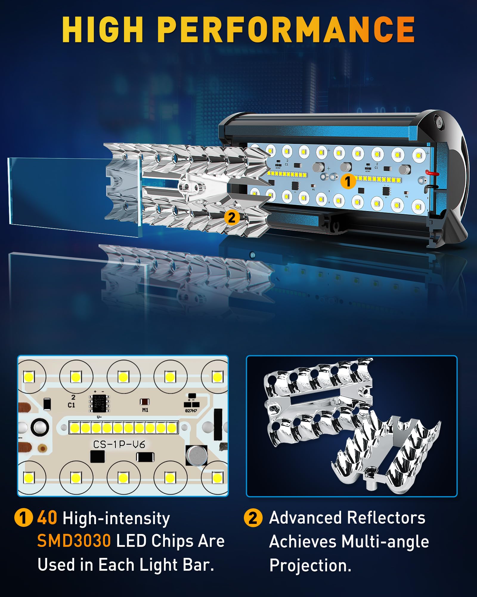 NAOEVO side profile of aluminum housing highlighting heat dissipation benefit
