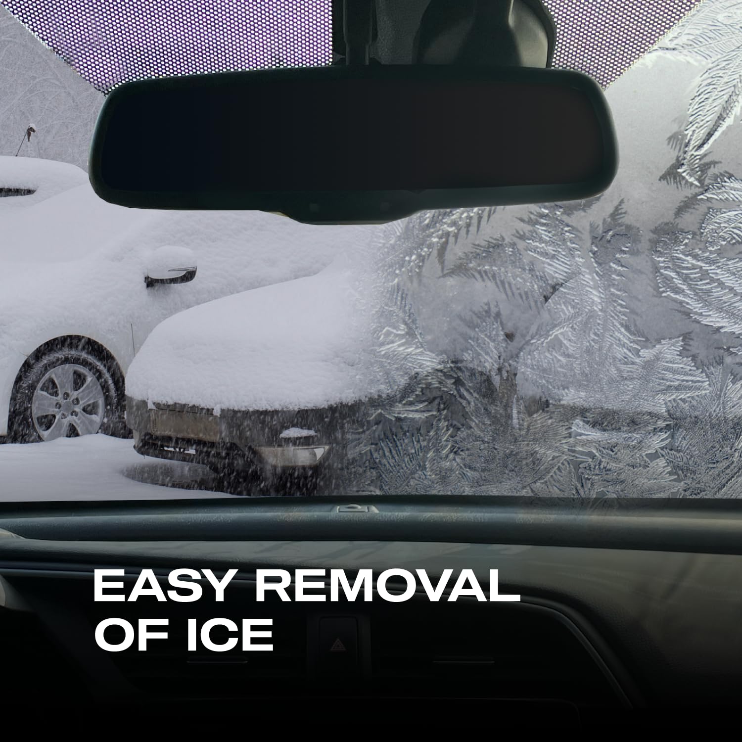 Nasiol ice removal demo showing reduced adhesion and easier scraping