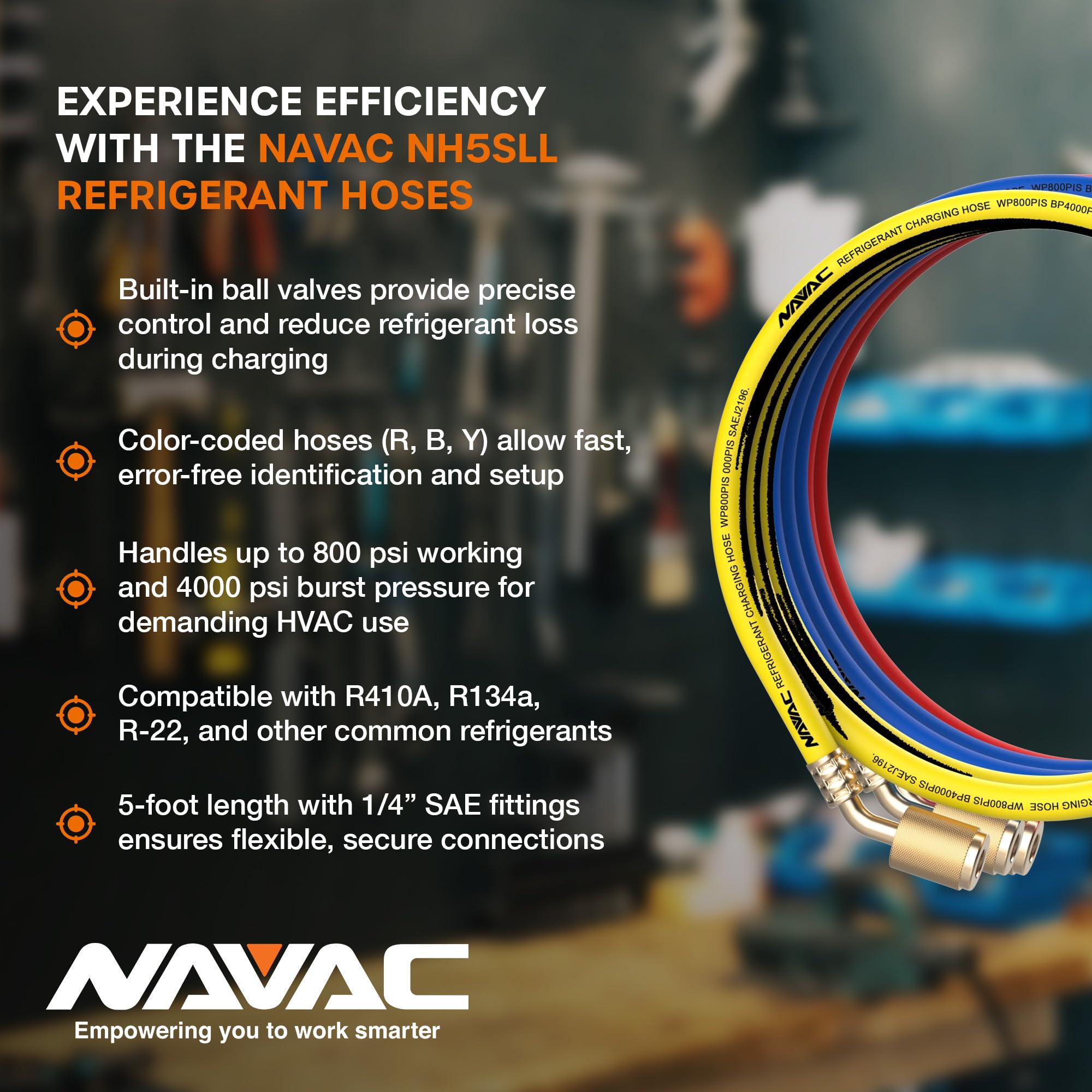 NAVAC F2010 adapter and gasket close-up for A2L compatibility