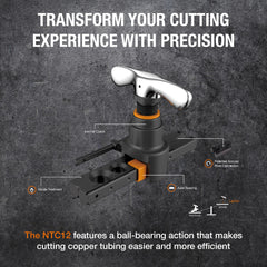 NAVAC NTF66 clutch mechanism detail demonstrating torque protection for safer flaring