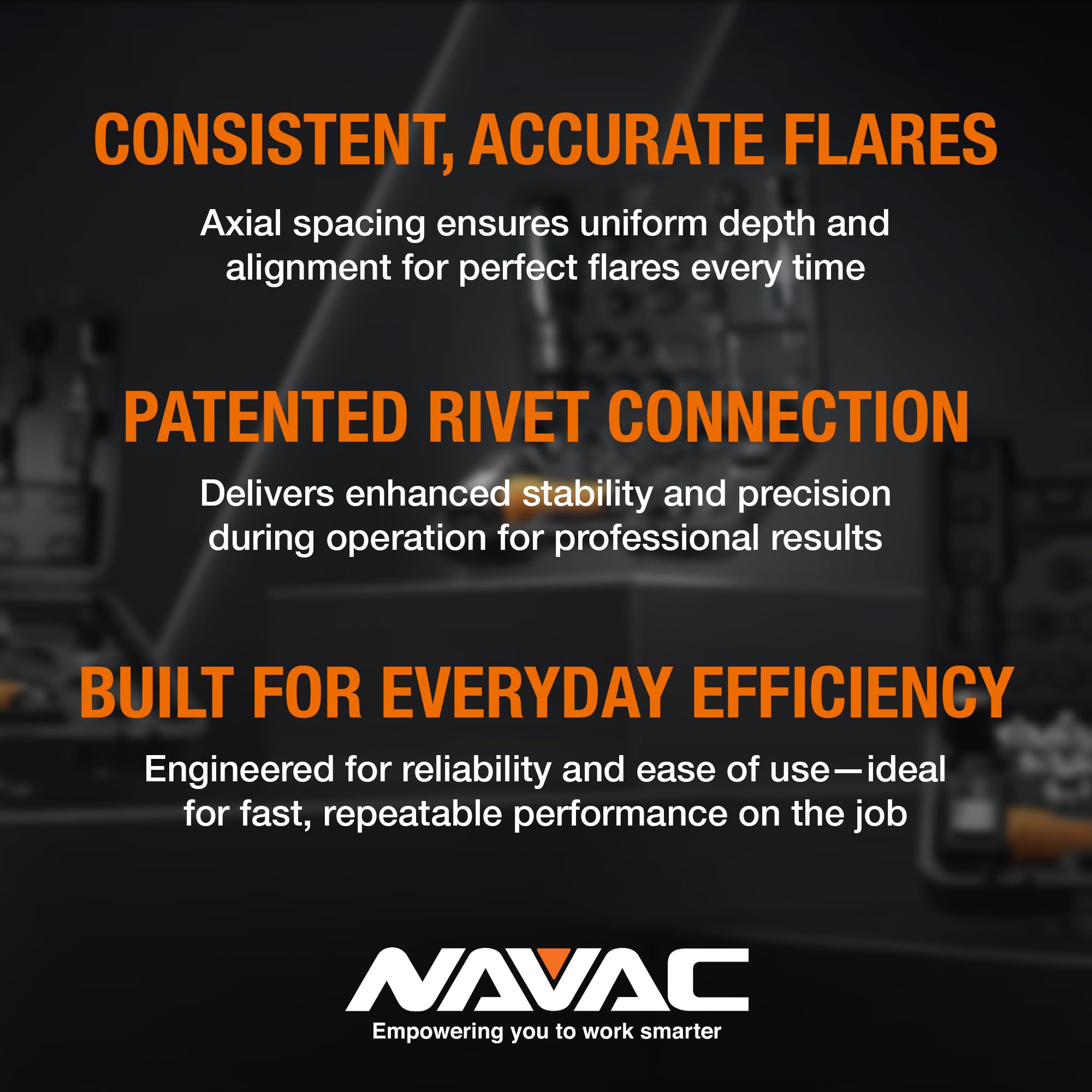 NAVAC NTF66 size scale comparison with common tubing to show compatibility range