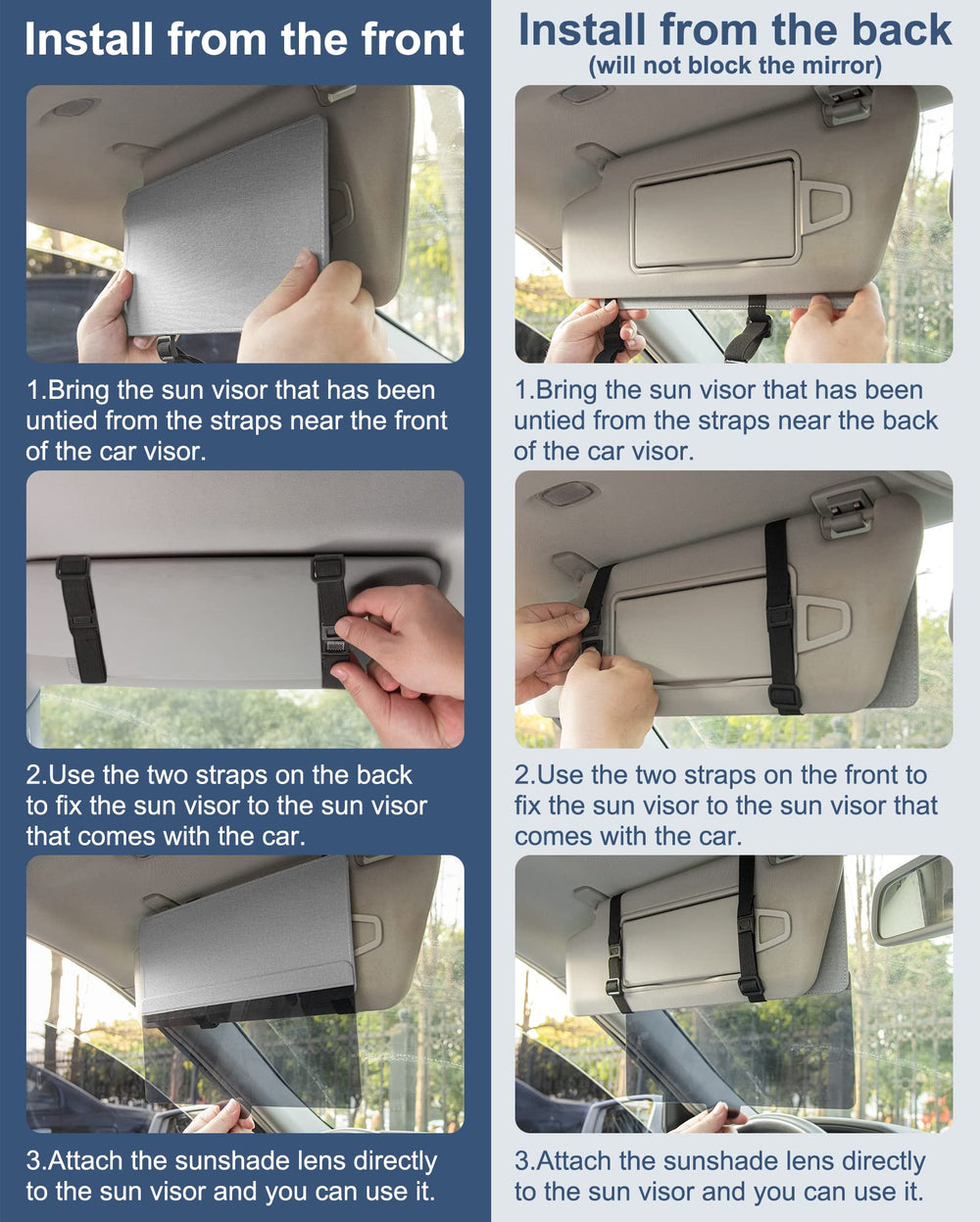 NAZZO lifestyle image of car interior at sunrise showing comfortable driving benefit