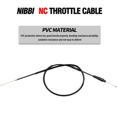NB NIBBIRACING outer sheath texture detail highlighting durable protection against dirt and abrasion