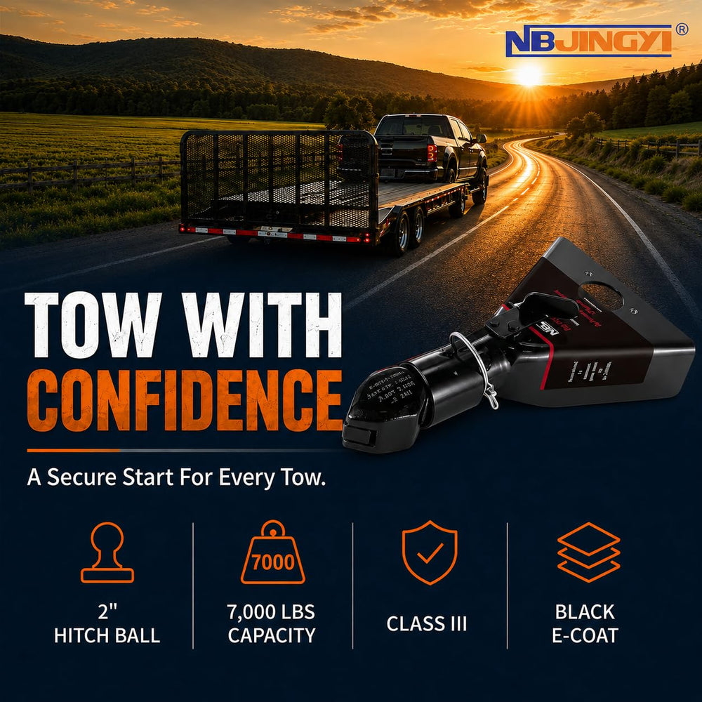 NBJINGYI close-up of quick-lock latch demonstrating fast, reliable hookup