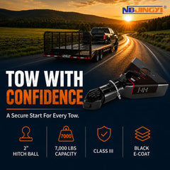 NBJINGYI close-up of quick-lock latch demonstrating fast, reliable hookup