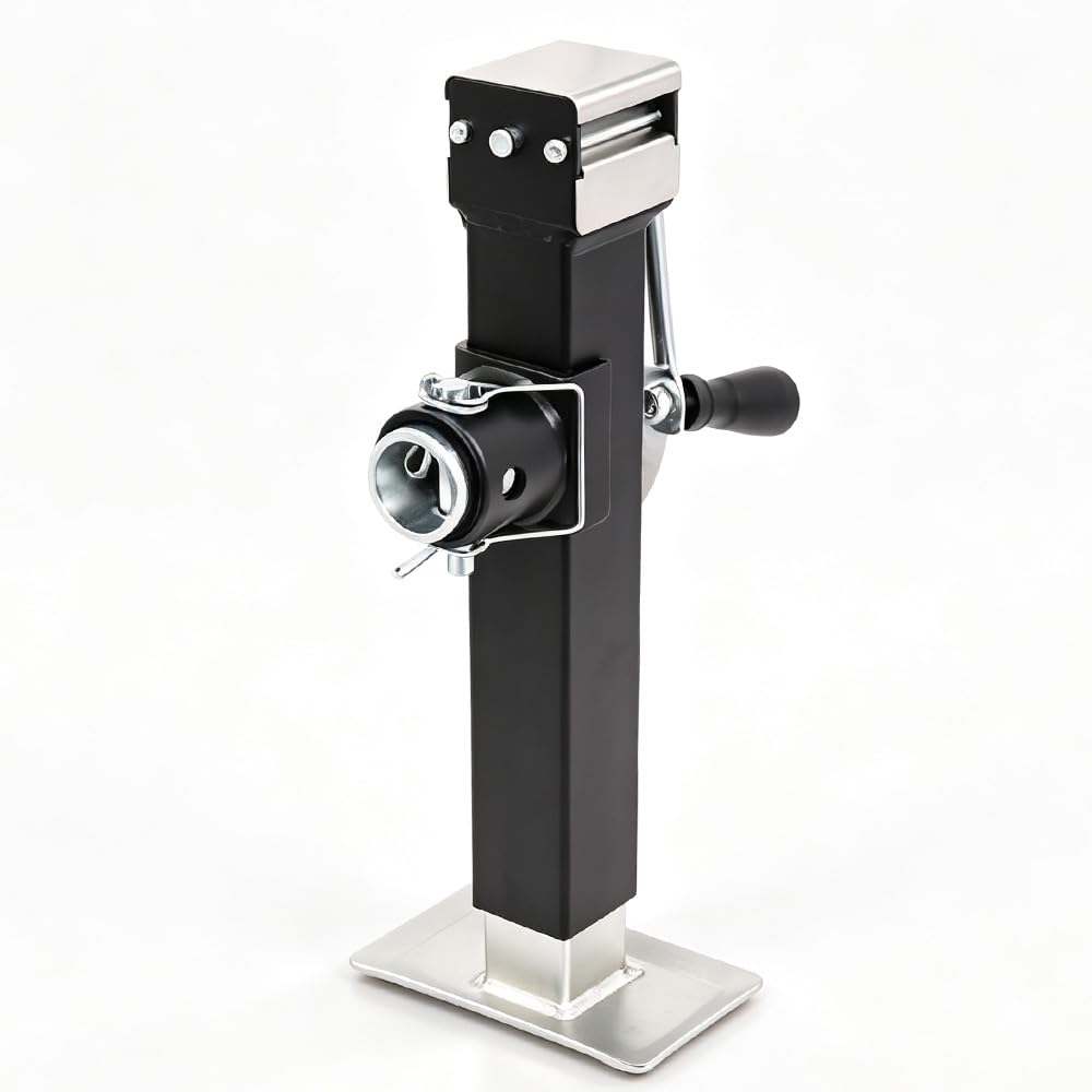NBJINGYI front view pipe-mount jack showing stable support benefit
