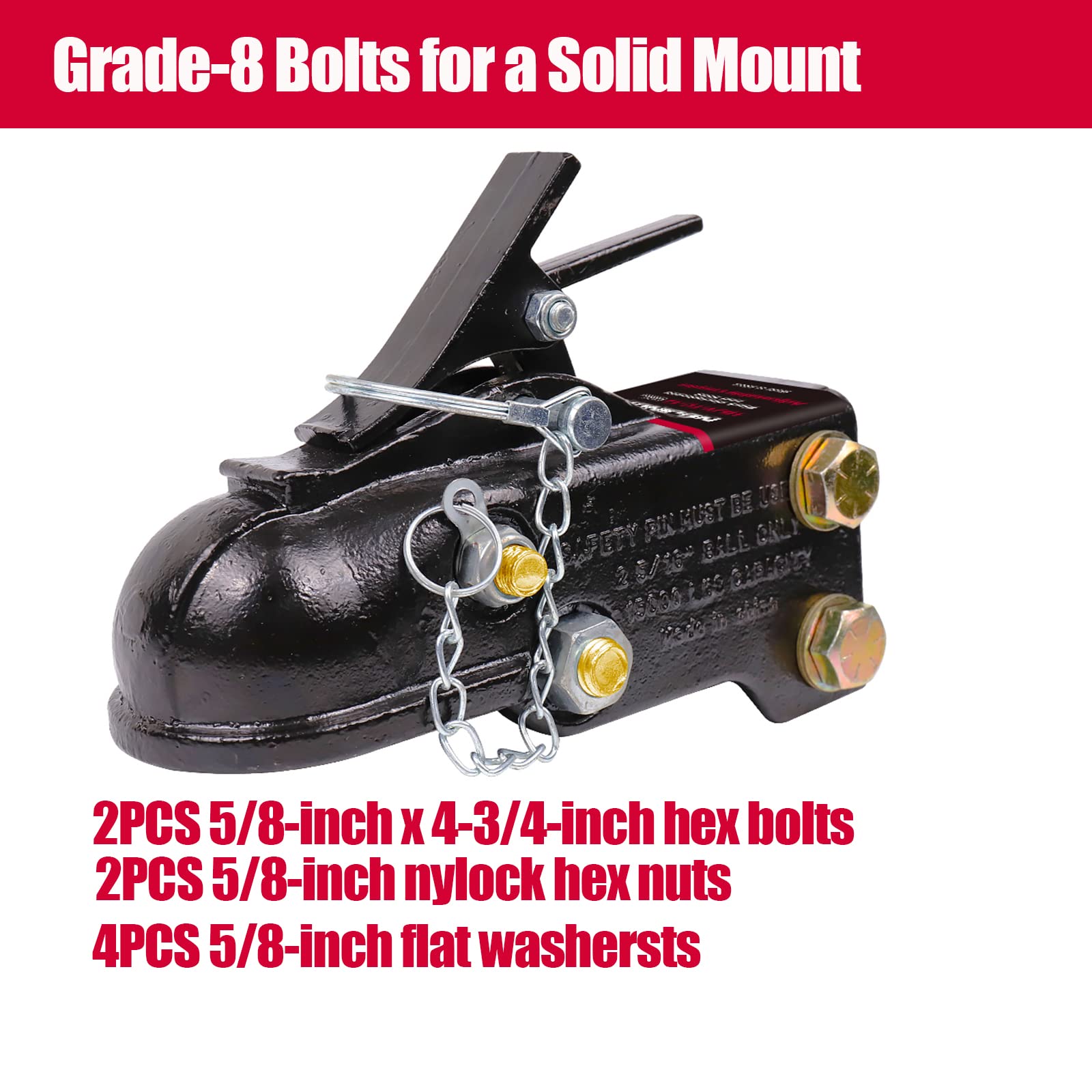 NBJINGYI mounted on trailer tongue demonstrating easy bolt-on installation