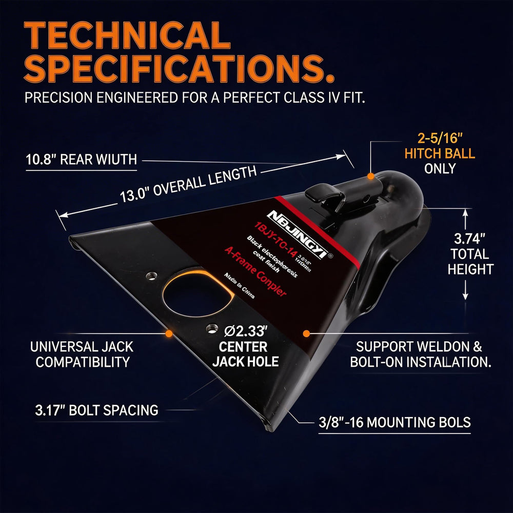 NBJINGYI wedge-latch closeup illustrating tight fit for reduced play and noise