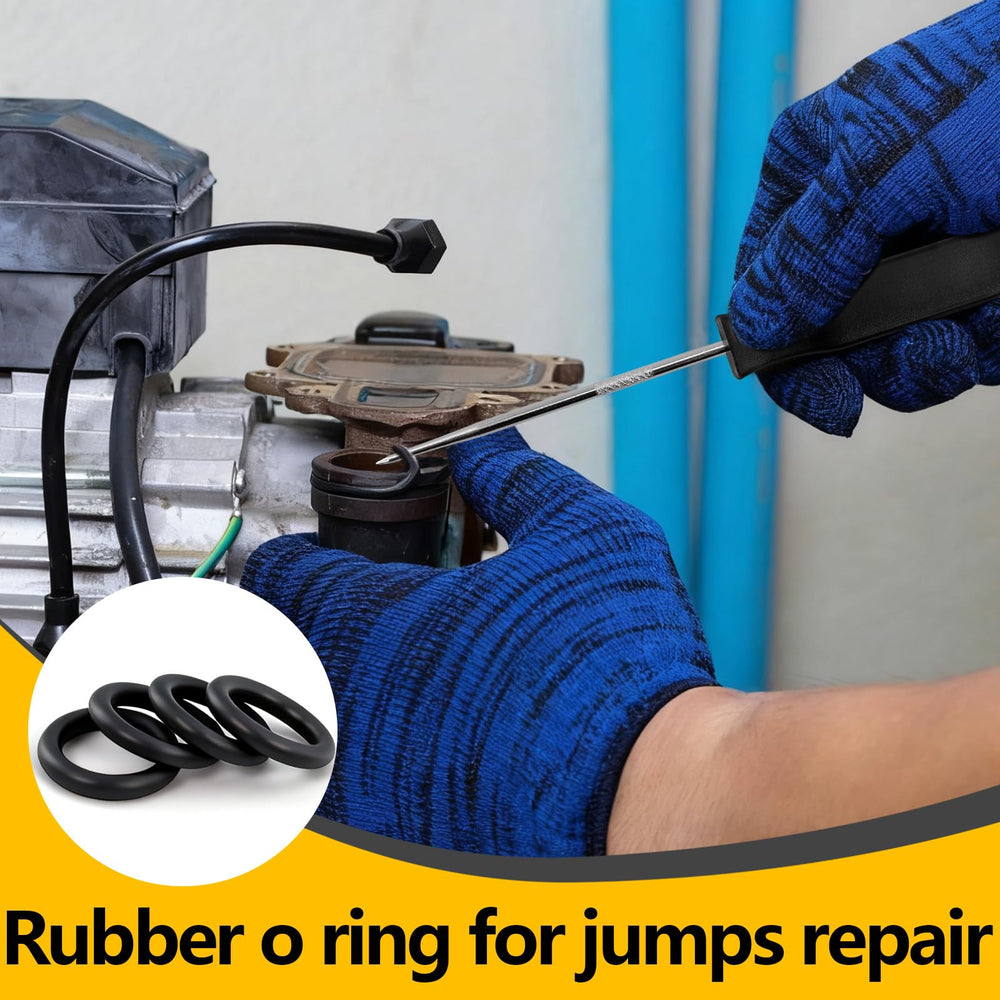 NBRINGO pick and hook tools with O-rings in use to reduce damage