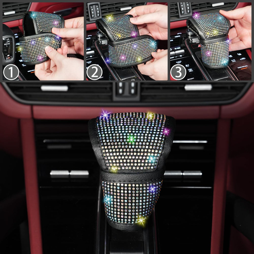 NBTEPEM gear shift cover and start rings fitted offering coordinated sparkle