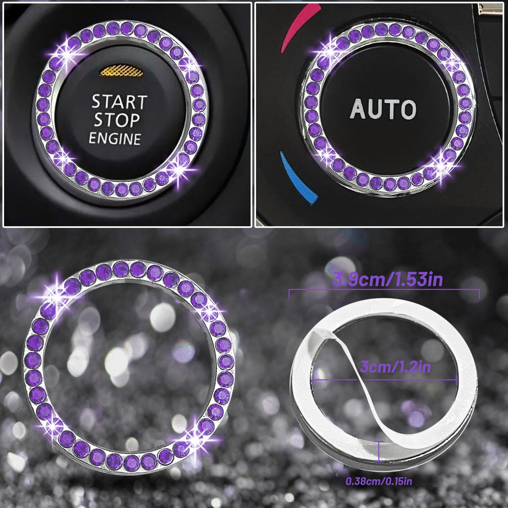 NBTEPEM installed dashboard lifestyle showing unified purple-violet interior enhancement